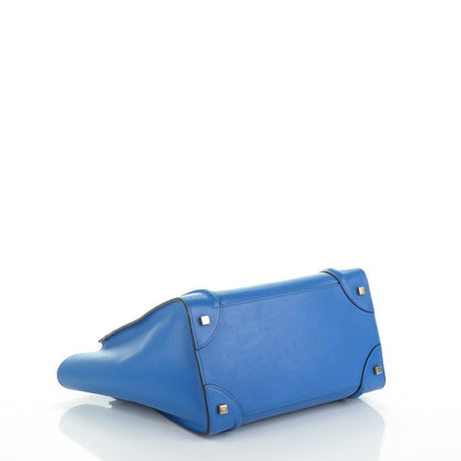 Celine Palmelato Mini Luggage Electric Blue 4 of 8