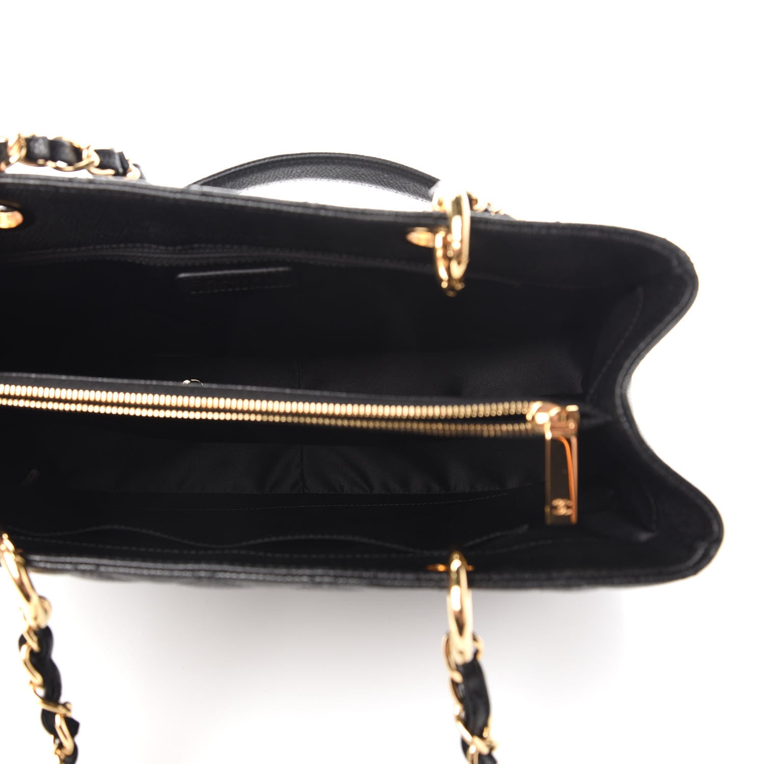 Chanel Caviar Quilted Grand Shopping Tote GST Black 5 of 11