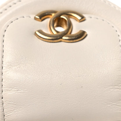 Chanel Shiny Aged Calfskin Quilted Mini Nano Kelly Shopper White 12 of 12