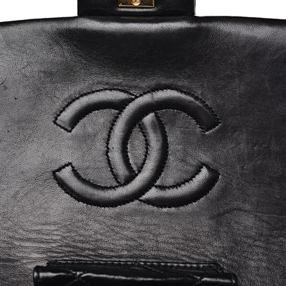 Chanel Lambskin Quilted Medium Single Flap Black 16 of 16