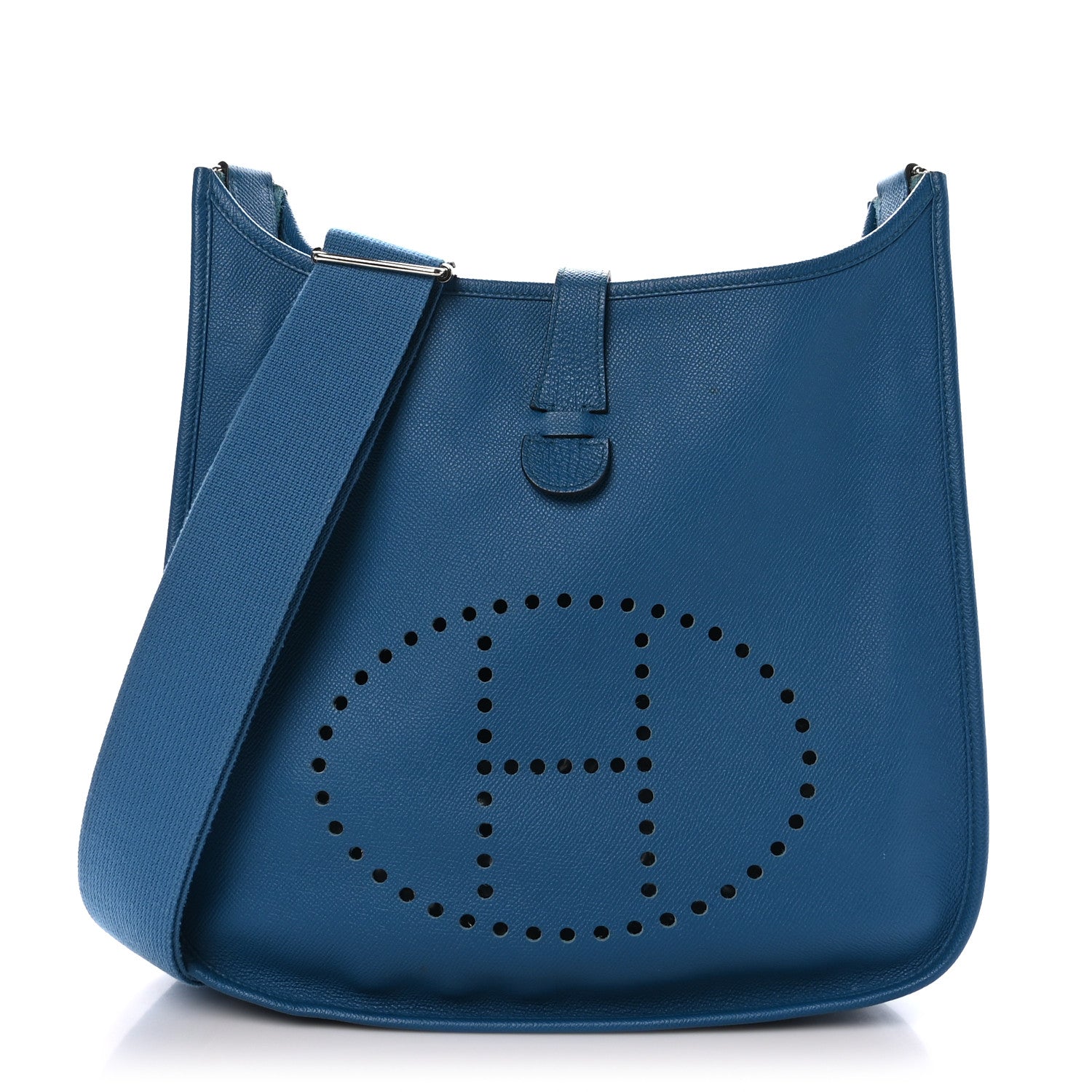 Hermes Courchevel Evelyne GM Bleu France 1 of 10