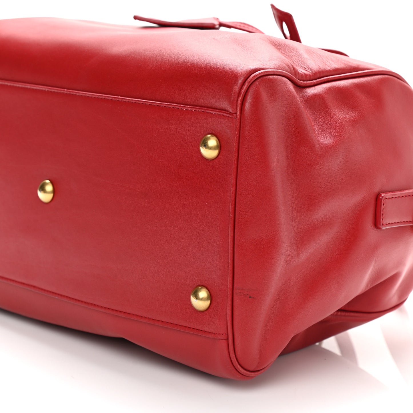 Calfskin Classic Duffle 6 Red