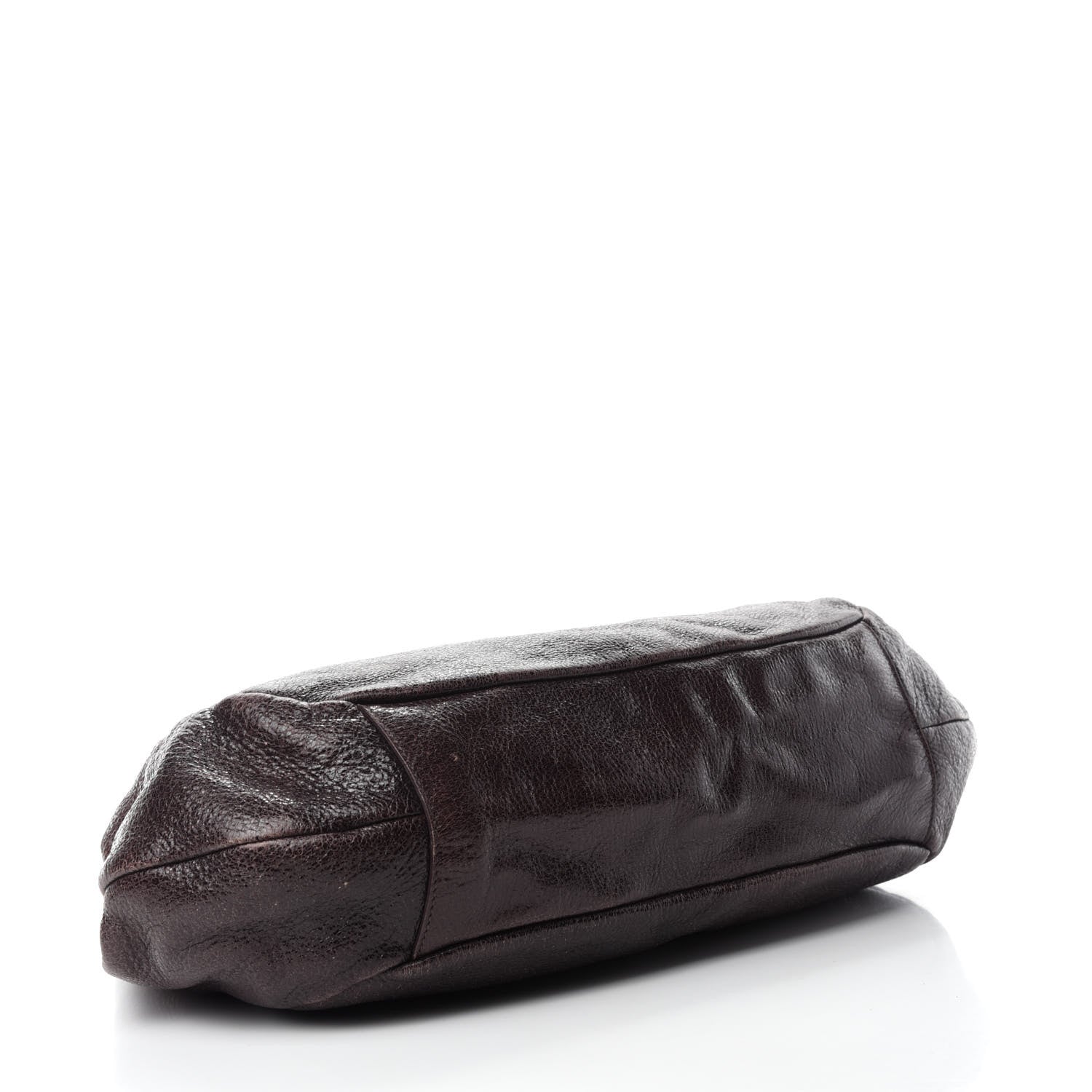 Prada Cervo Lux Chain Hobo Brown 4 of 12