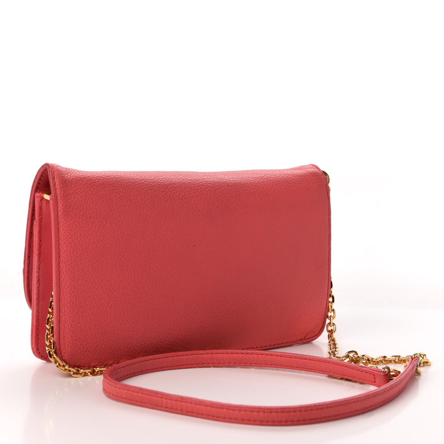Calfskin Studded Shoulder Bag Pink