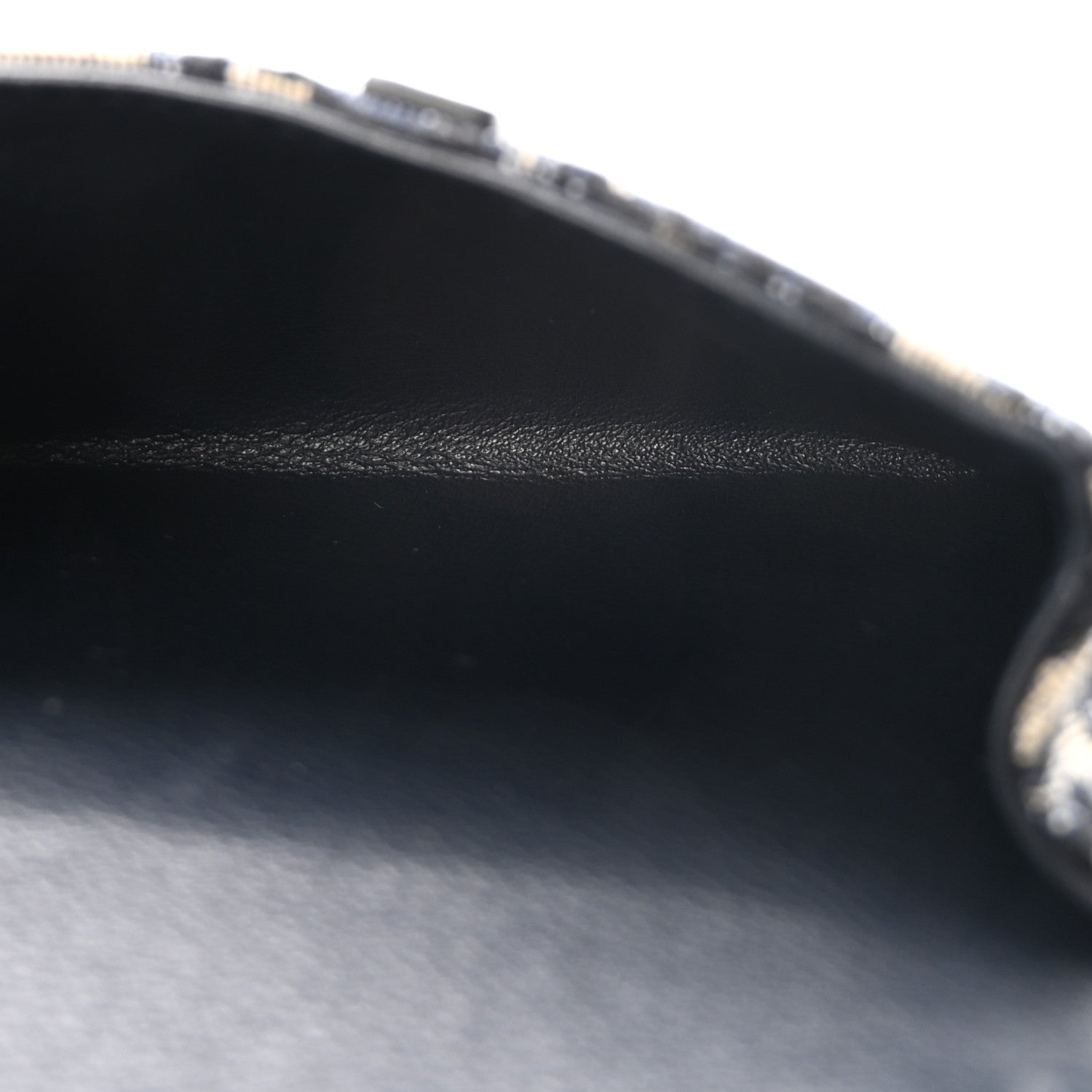 Christian Dior Oblique Nano Saddle Chain Pouch Blue 5 of 10