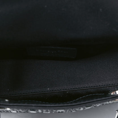 Christian Dior Satin Crystal Cannage Mini Lady Dior Navy 5 of 7