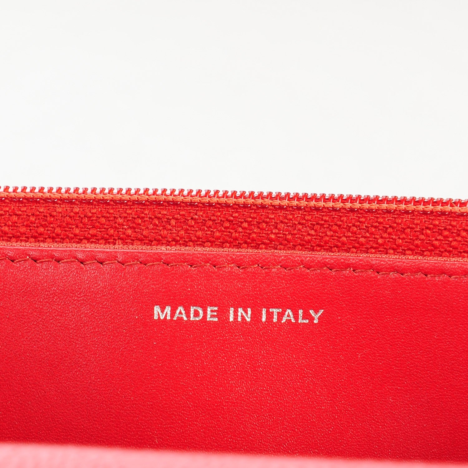 Chanel Caviar Quilted Wallet On Chain WOC Red 8 of 8