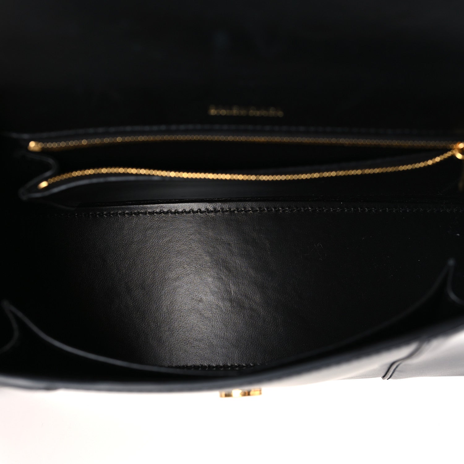 Balenciaga Shiny Box Calfskin Medium Hourglass Top Handle Bag Black 5 of 9