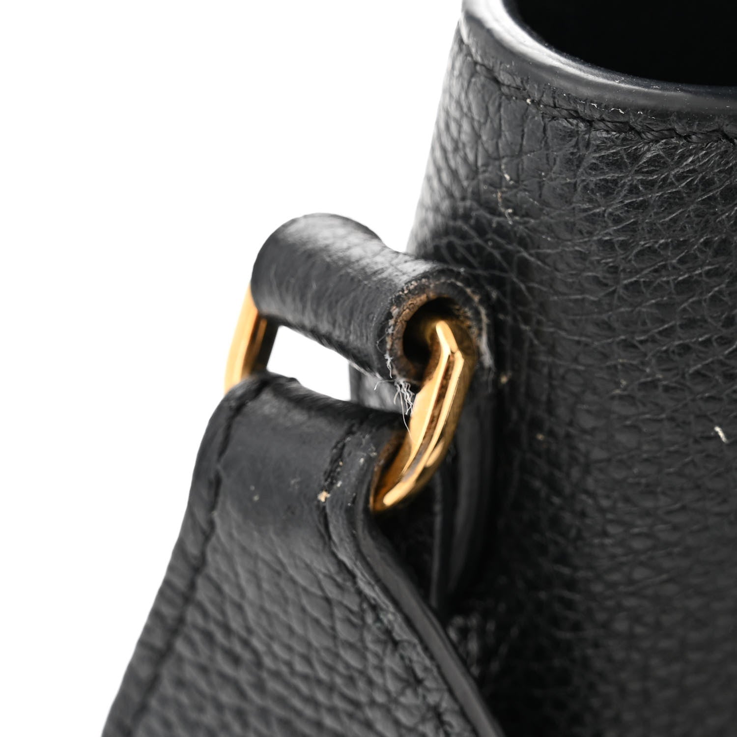 Burberry Grainy Calfskin Vintage Check Note Crossbody Bag Black 10 of 15