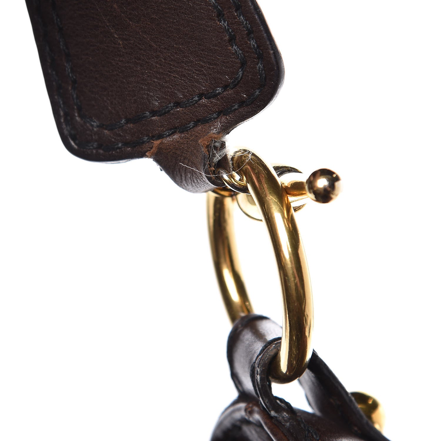 Gucci Python Large Jockey Hobo Brown 9 of 13