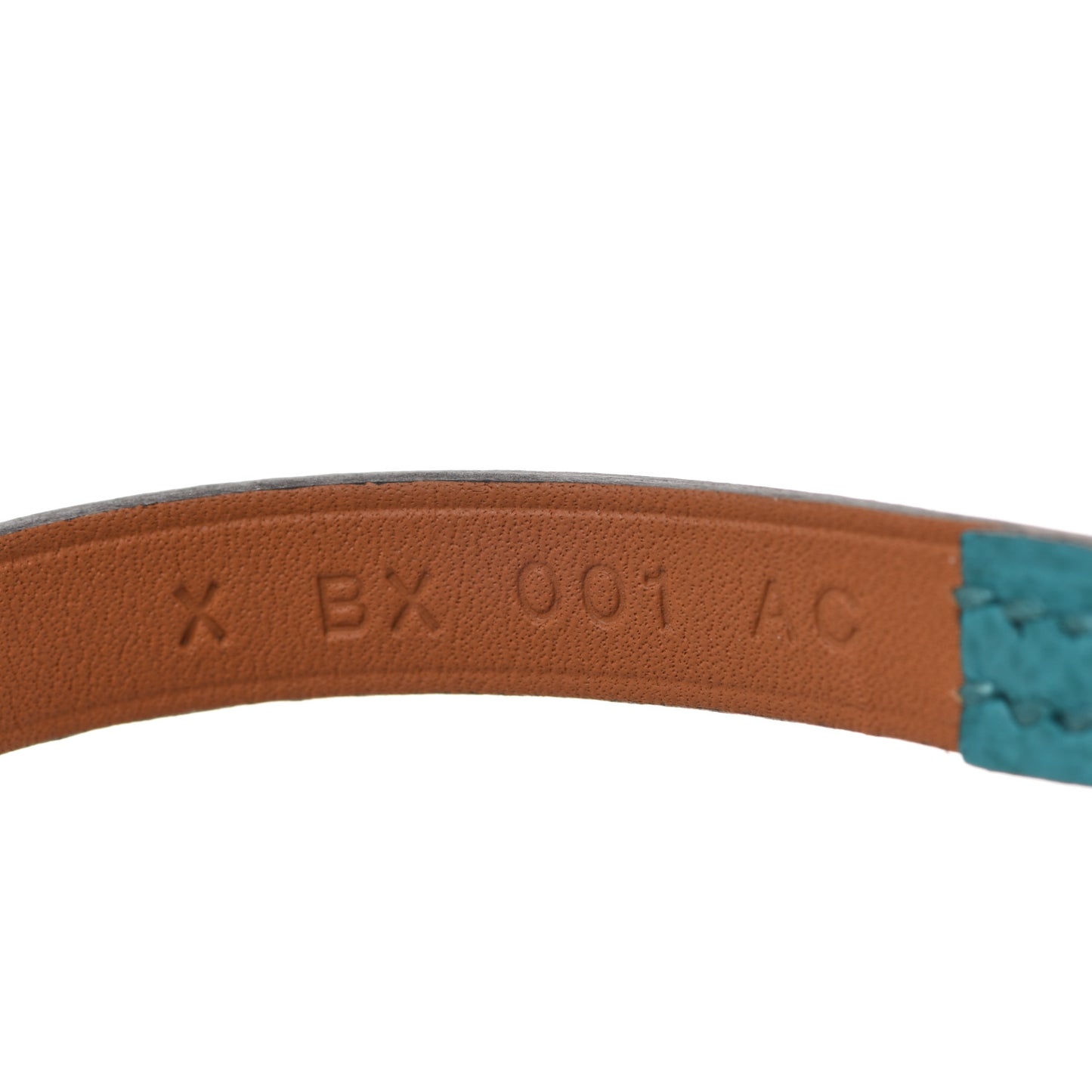 Epsom Micro Rivale Bracelet M Bleu Paon