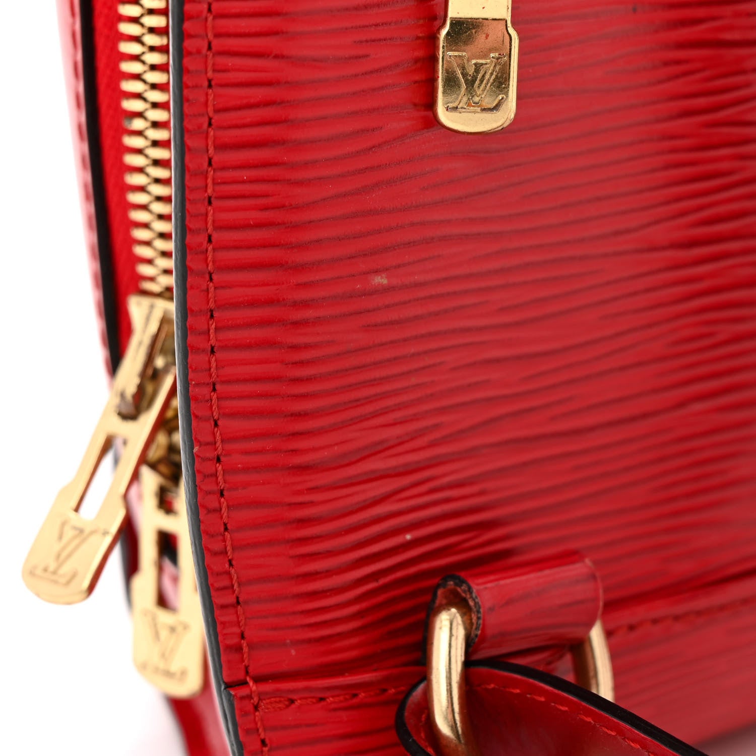 Louis Vuitton Epi Mabillon Backpack Castillan Red 15 of 17