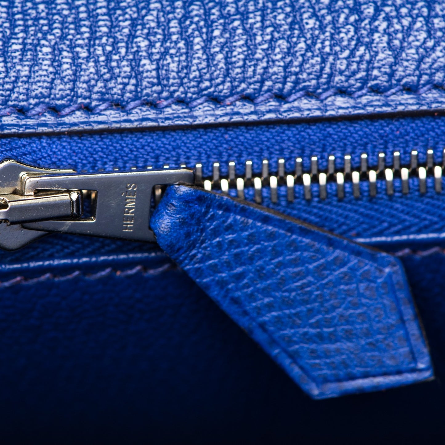 Epsom Birkin 35 Bleu Electrique