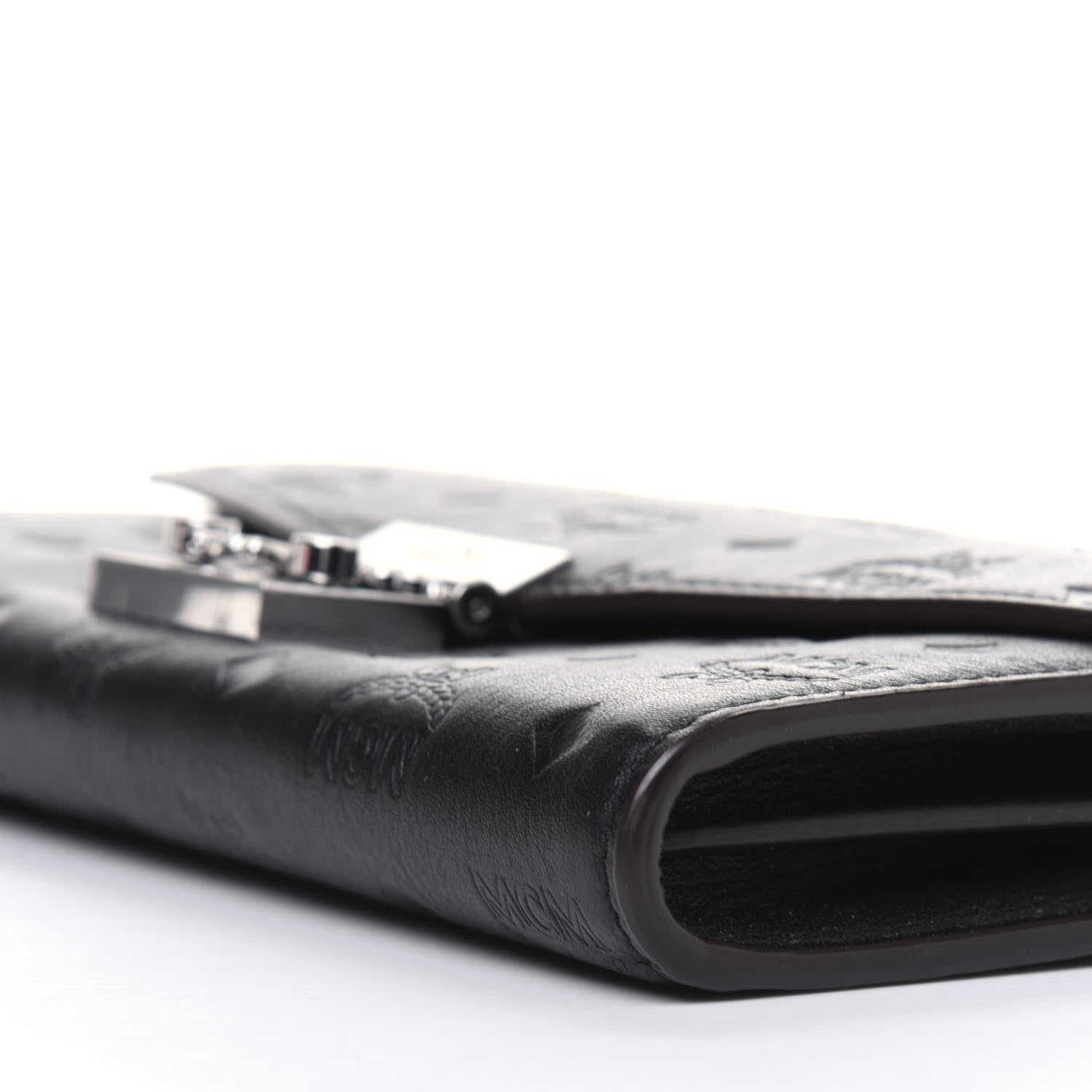 MCM Calfskin Ottomar Large Patricia Wallet On Chain Black 11 of 12