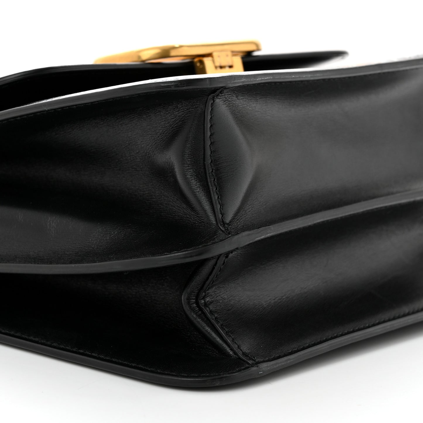 X UNDERCOVER Smooth Calfskin Cosmos Print Large VSling Shoulder Bag Black