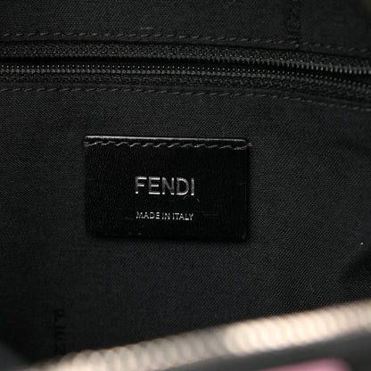 Fendi Nylon Vitello Fox Goat Fur Monster Eyes Mini Backpack Black Multicolor Sky 8 of 10