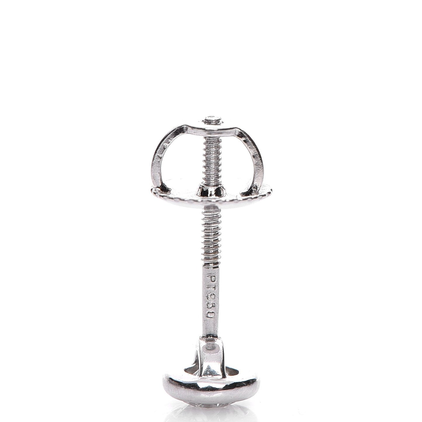 Platinum Diamond .34ctw Elsa Peretti Diamonds By The Yard Earrings