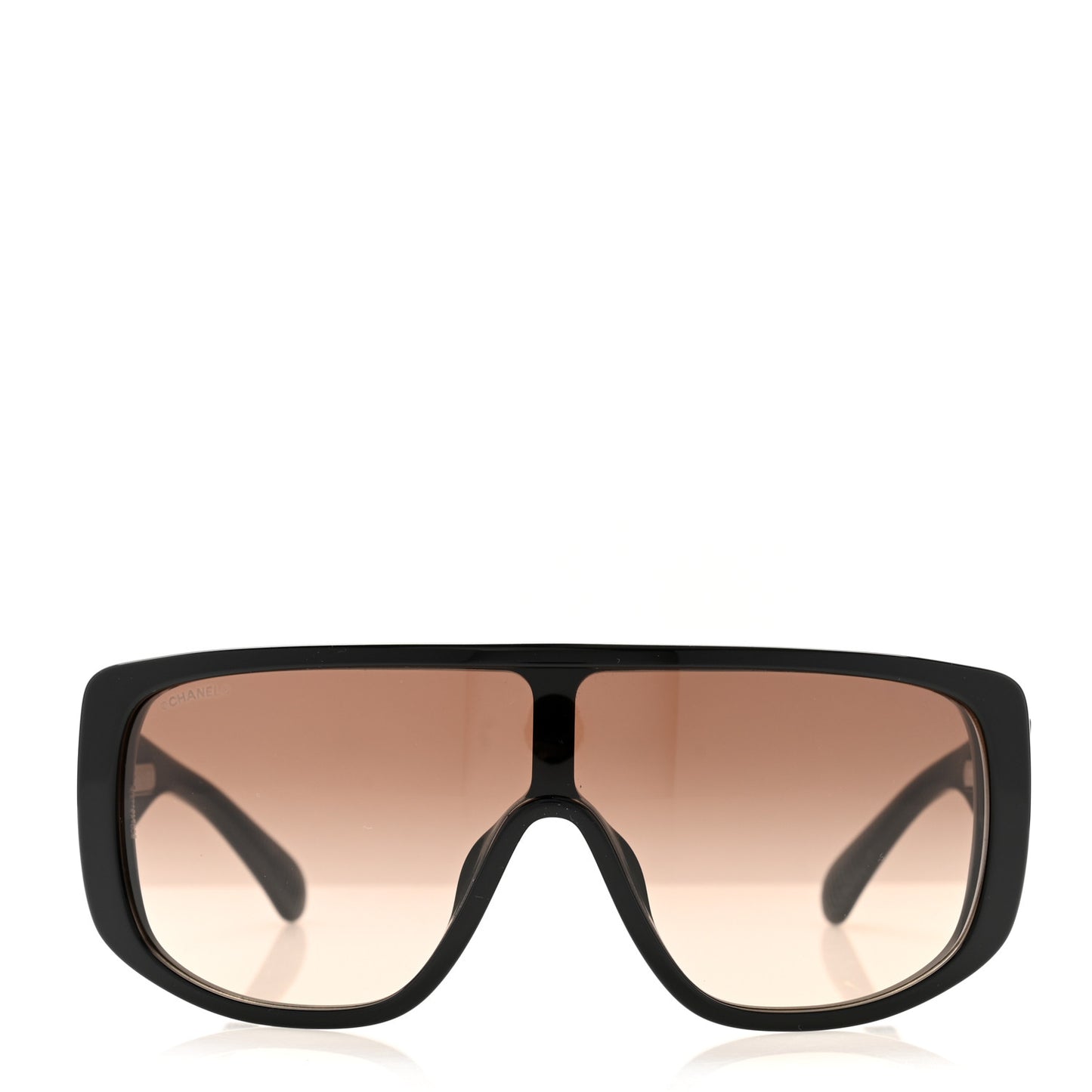 Acetate Shield Sunglasses 5495 Black