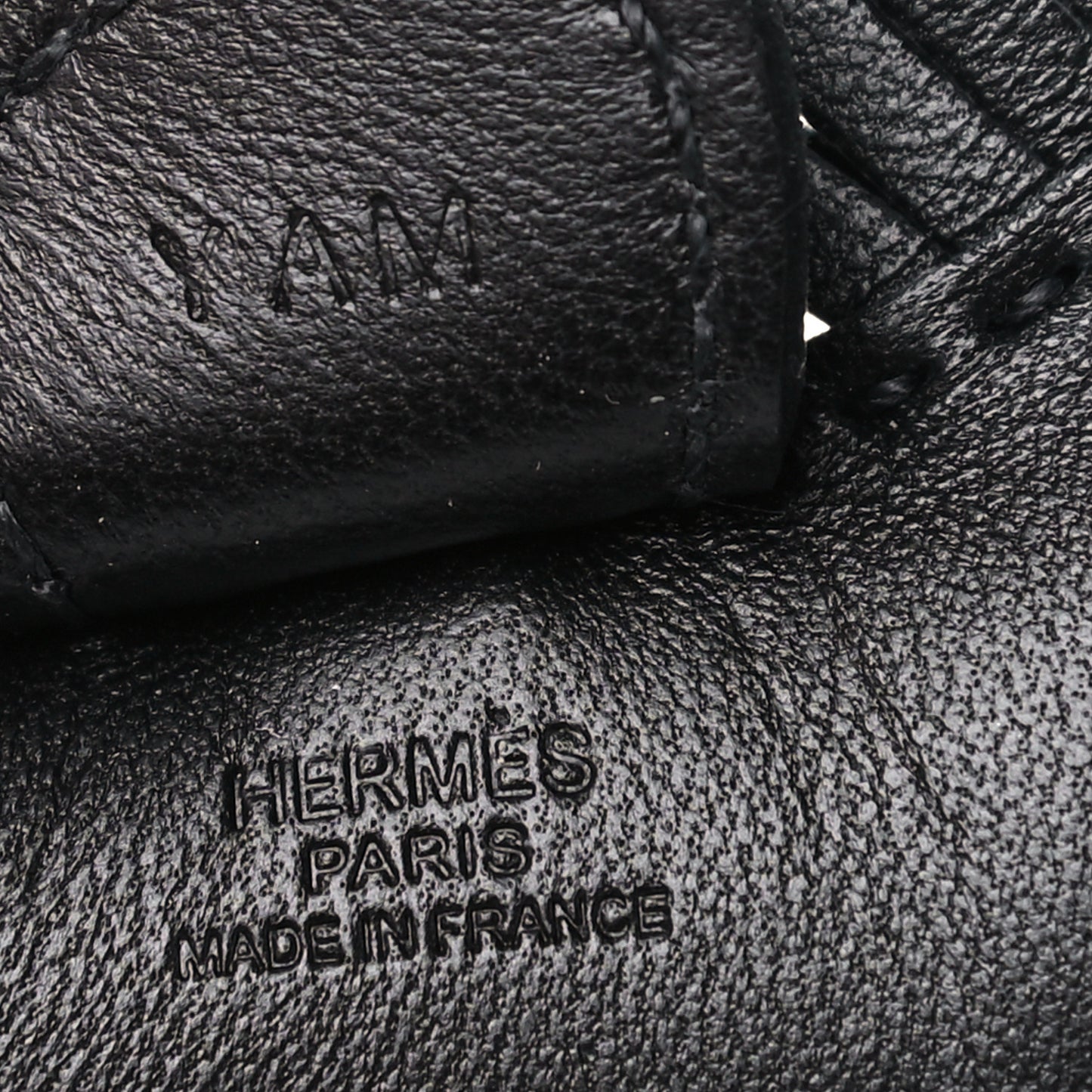 Milo Lambskin Grigri Rodeo Horse Bag Charm PM So Black