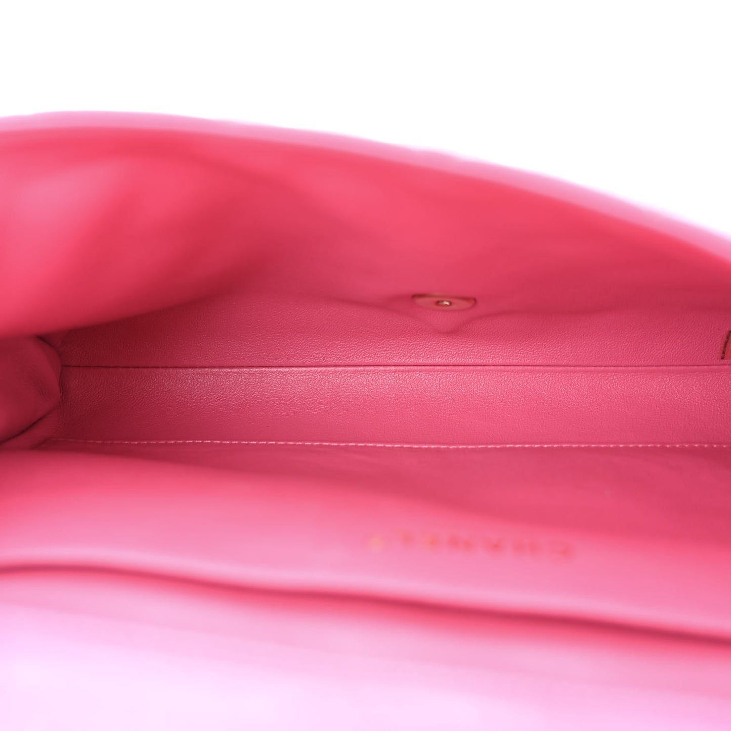 Lambskin Quilted Clutch With Chain Flap Pink