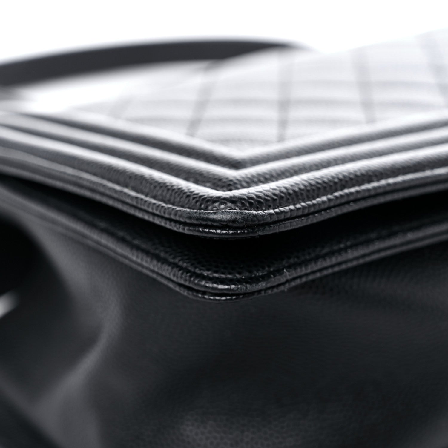 Chanel Caviar Quilted Medium Boy Flap Black 8 of 15