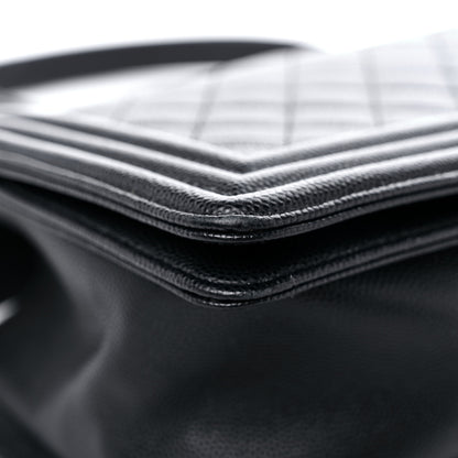 Chanel Caviar Quilted Medium Boy Flap Black 8 of 15