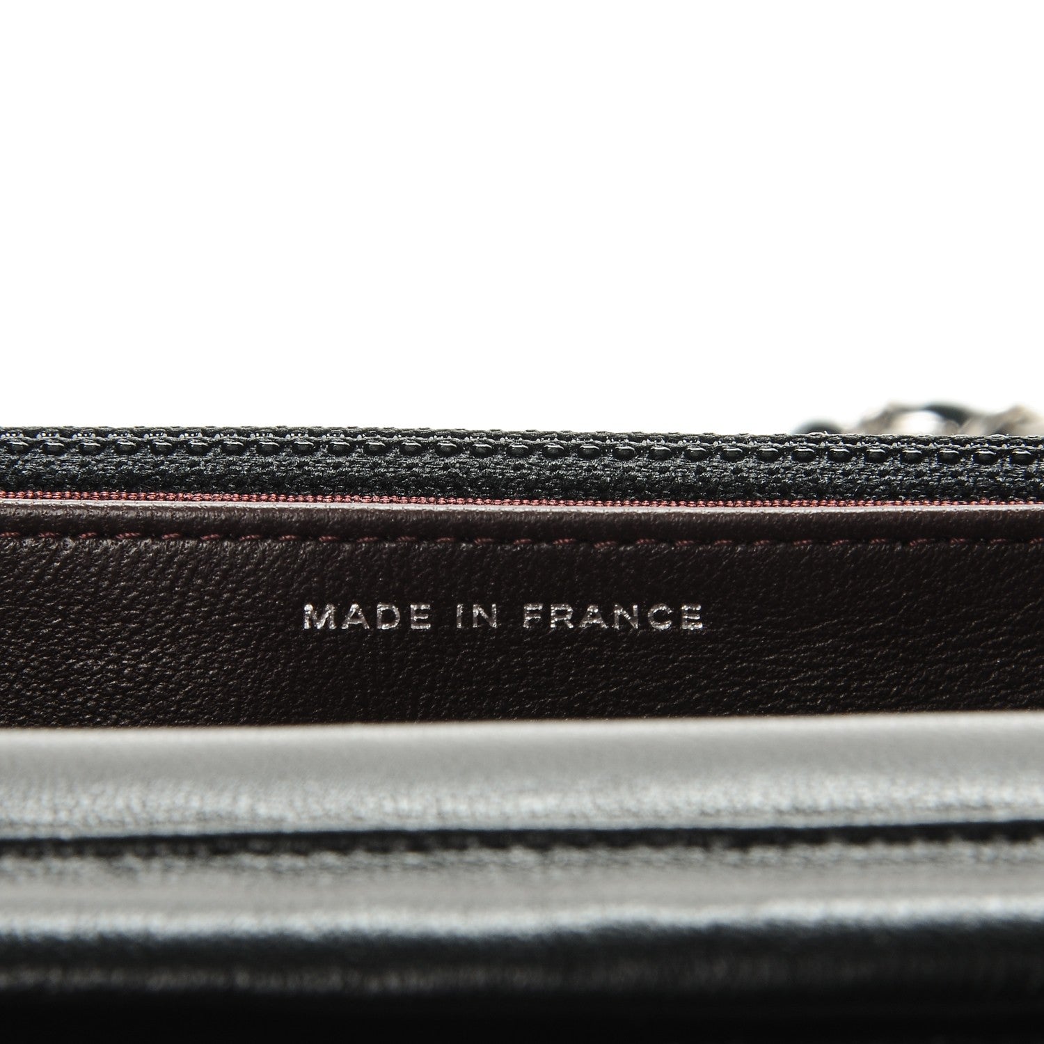 Chanel Lambskin Quilted Wallet On Chain WOC Black 6 of 8
