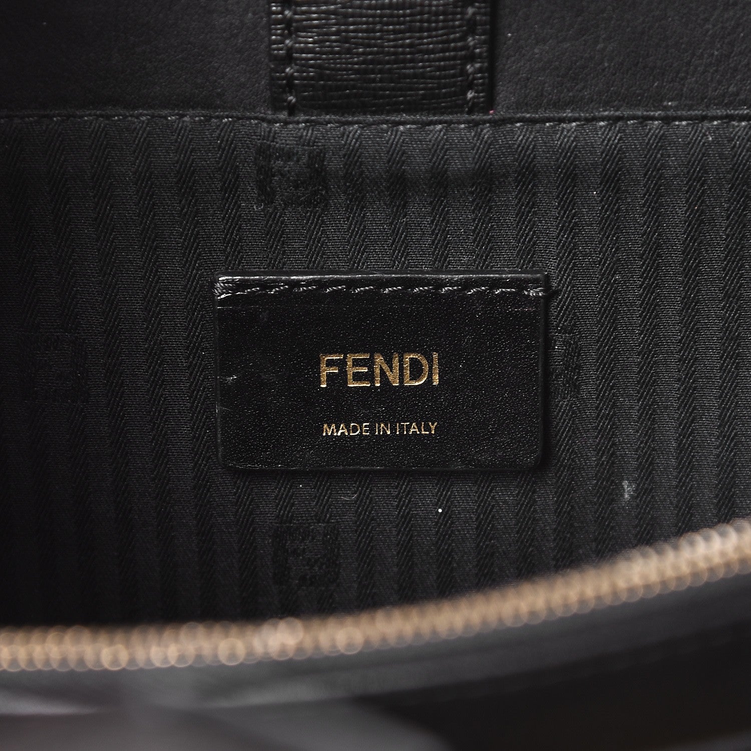 Fendi Vitello Elite Petite 2Jours Tote Black 6 of 8