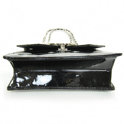 Chanel Patent Small Chevron Flap Black 4 of 8