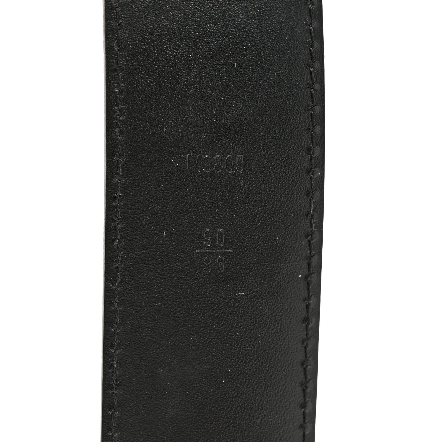 Damier Graphite 40mm LV Initiales Belt 90 36