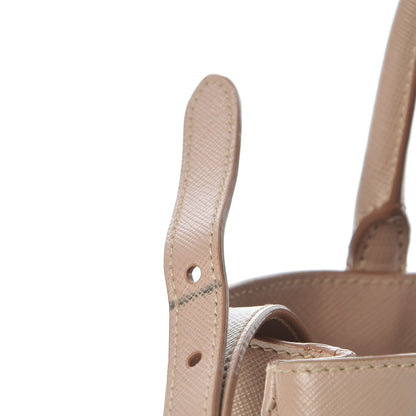 Prada Saffiano Lux Medium Tote Cammeo 18 of 22