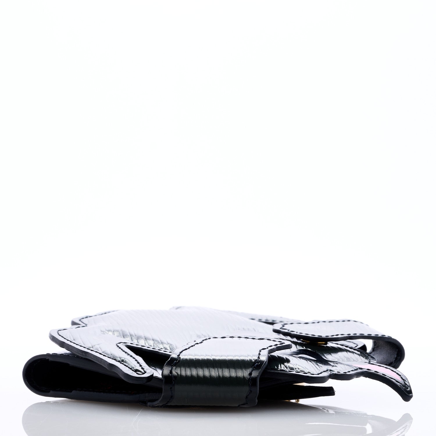 Louis Vuitton Calfskin Epi Catogram Dog Card Holder Gris 4 of 6