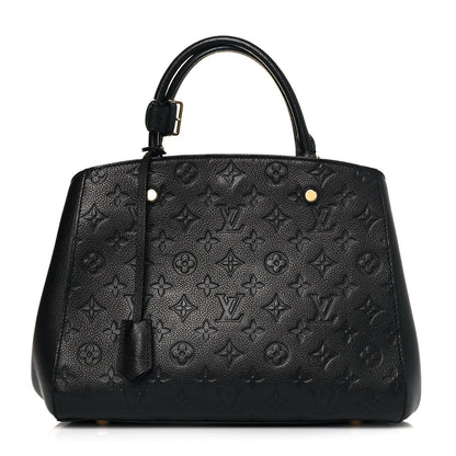 Louis Vuitton Empreinte Montaigne MM Black 1 of 10