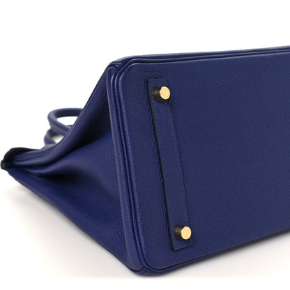 Hermes Togo Birkin 30 Bleu Encre 9 of 11