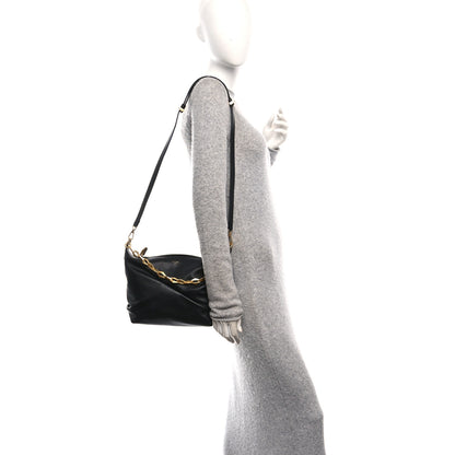 Jimmy Choo Soft Calfskin Small Diamond Hobo Black 2 of 9
