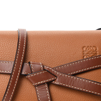 Loewe Grained Calfskin Mini Gate Crossbody Bag Caramel Pecan 10 of 10