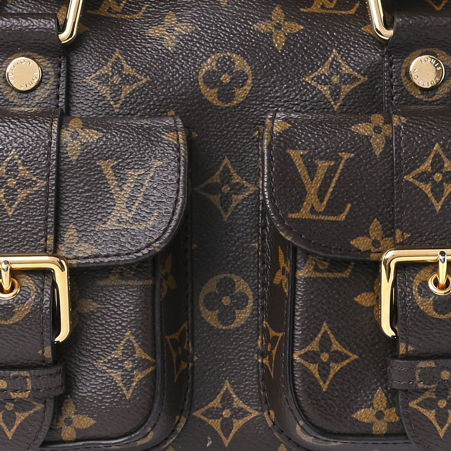 Louis Vuitton Monogram Manhattan NM Caramel 10 of 11