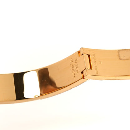 Hermes Enamel Narrow Clic Clac H Bracelet PM Creme 5 of 6
