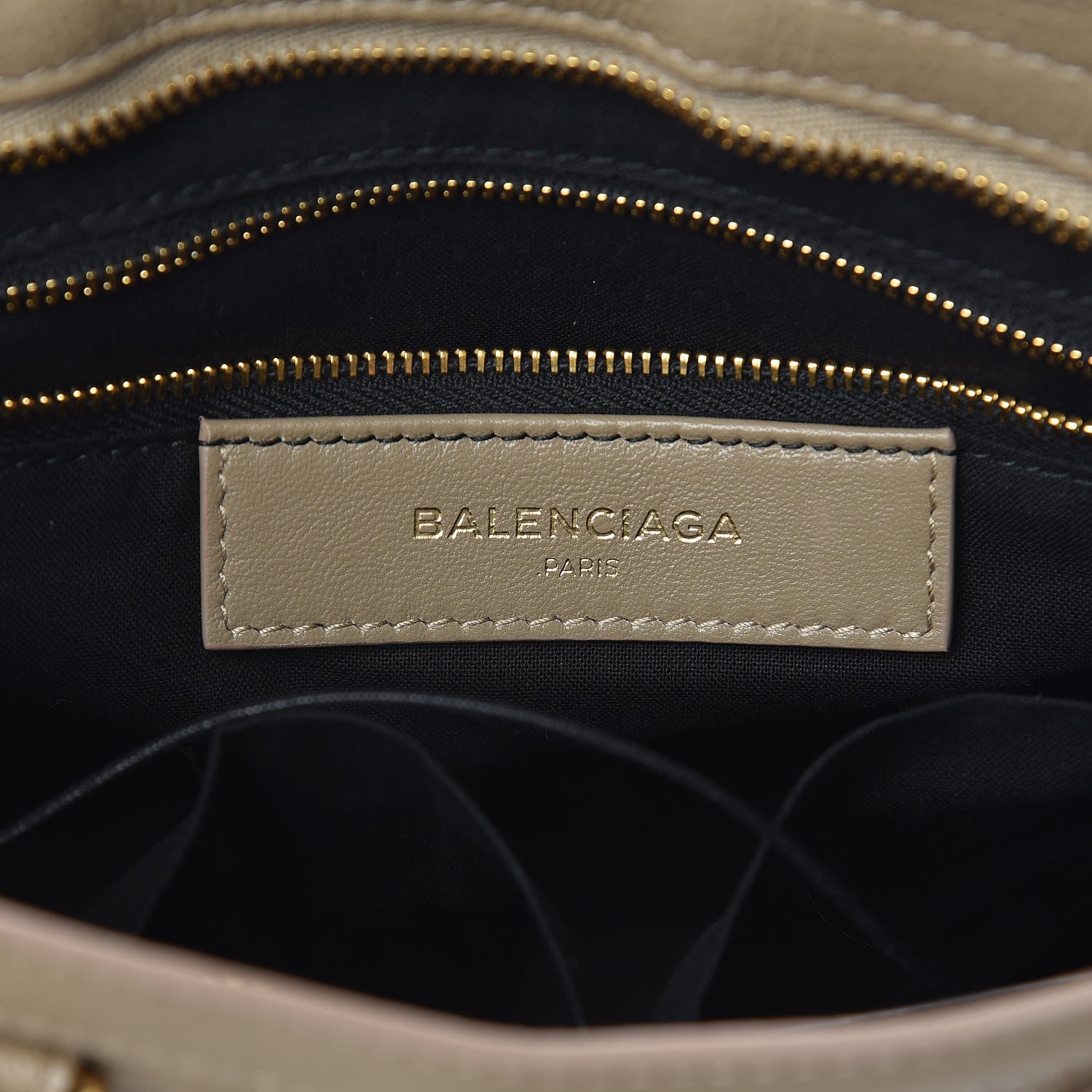 Balenciaga Chevre Gold Metallic Edge Hardware S City Beige Latte 6 of 10