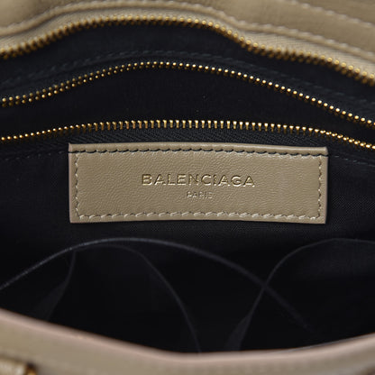 Balenciaga Chevre Gold Metallic Edge Hardware S City Beige Latte 6 of 10