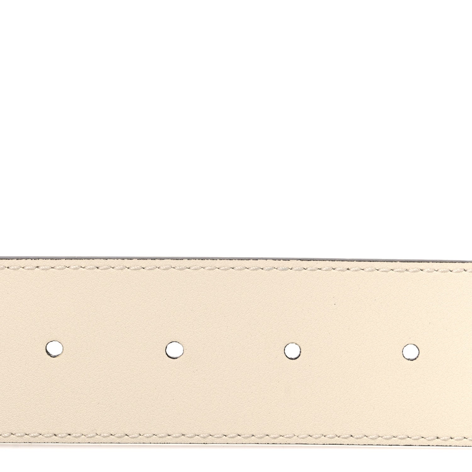 Gucci Calfskin Double G 40mm Belt 95 38 Mystic White 4 of 5
