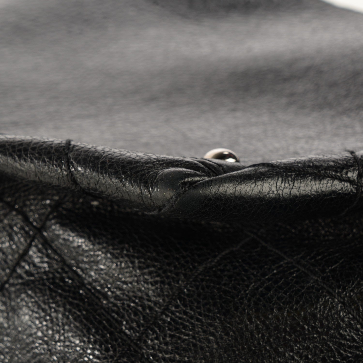 Chanel Glazed Calfskin On The Road Drawstring Tote Black 11 of 12