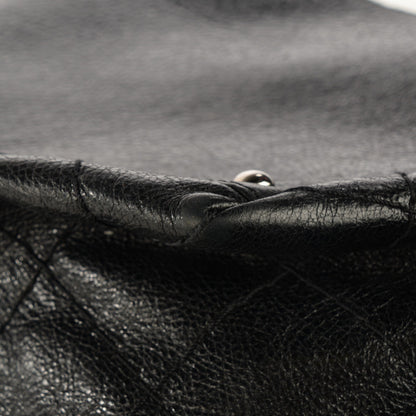 Chanel Glazed Calfskin On The Road Drawstring Tote Black 11 of 12