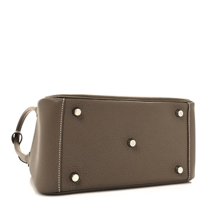 Hermes Taurillon Clemence Lindy 26 Etoupe 4 of 11