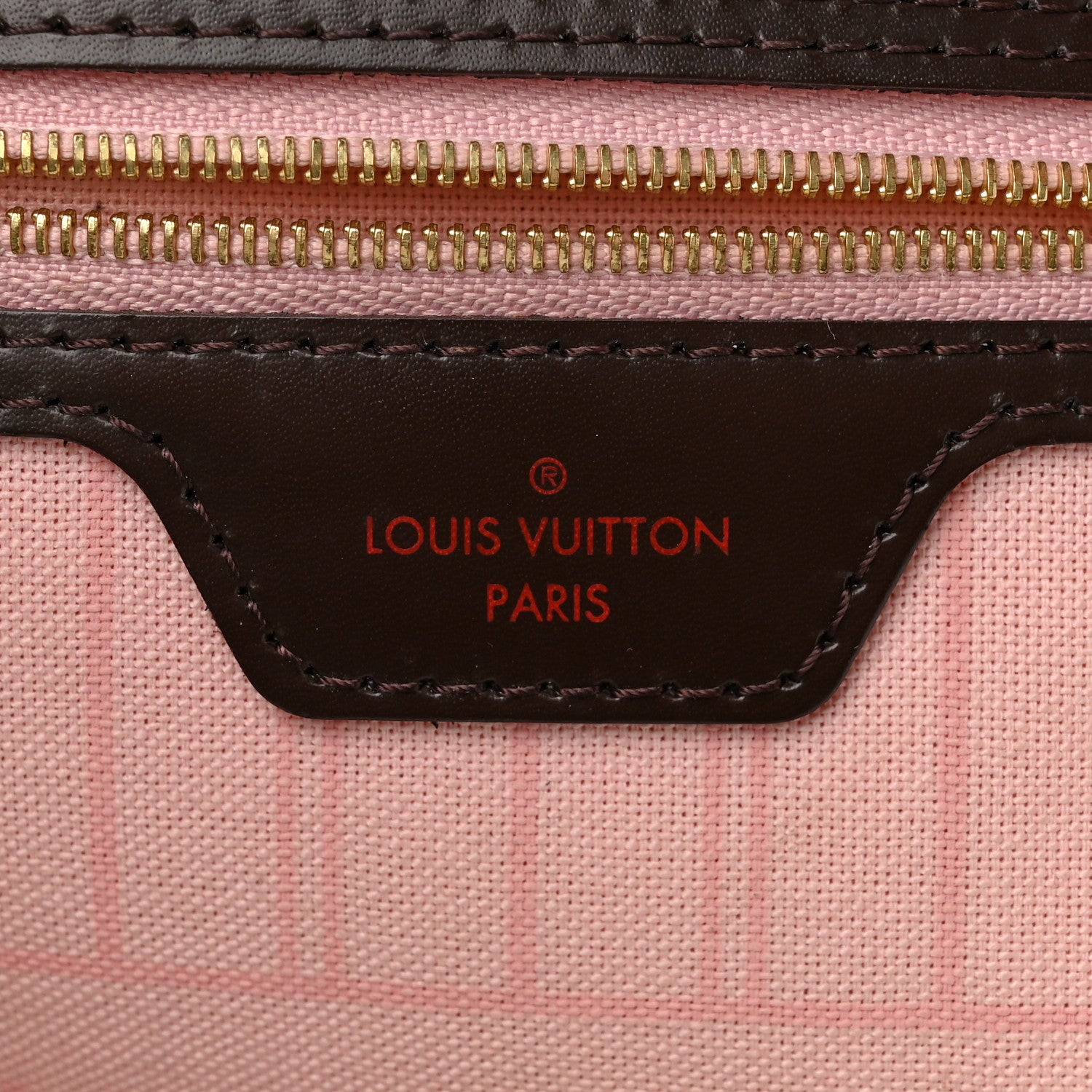 Louis Vuitton Damier Ebene Neo Neverfull MM Rose Ballerine 6 of 14