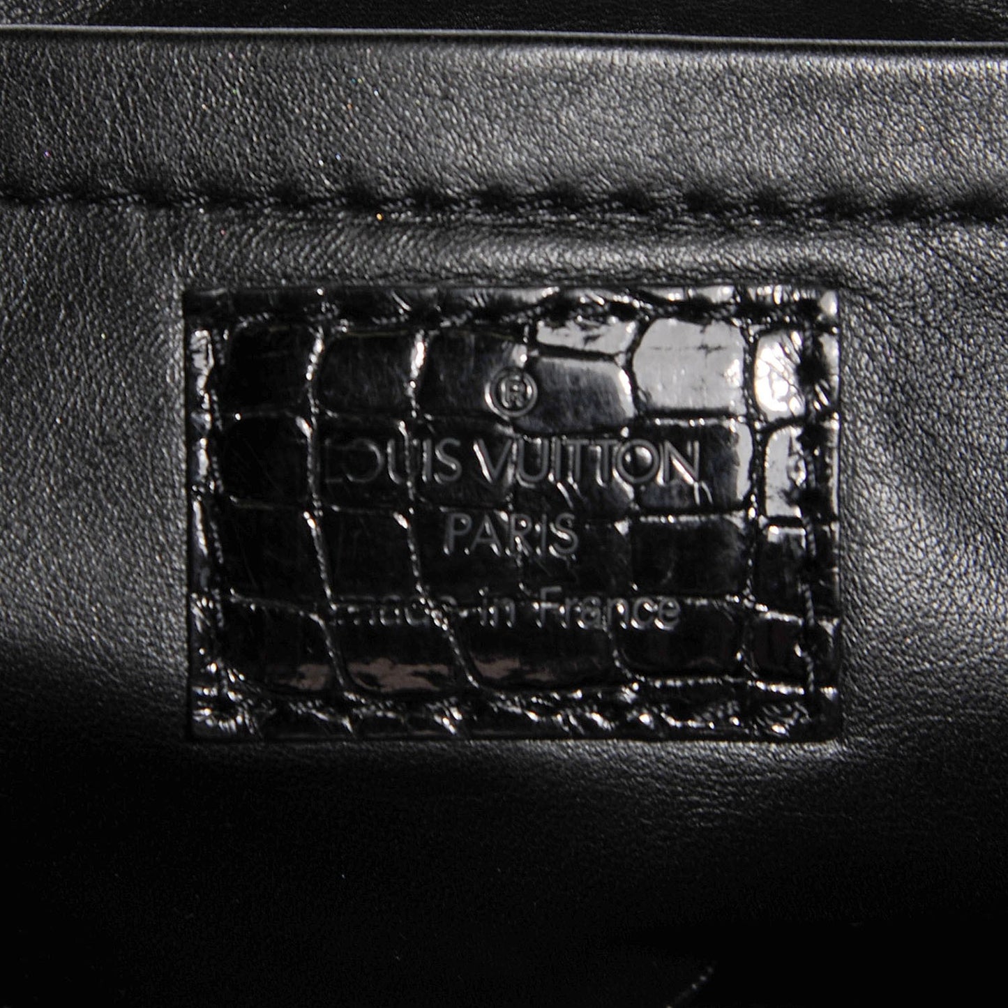 Monogram Velours Alligator Irvine Black