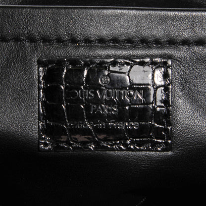 Louis Vuitton Monogram Velours Alligator Irvine Black 6 of 7