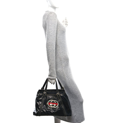 Gucci Dialux Medium Britt Tote Black 2 of 10