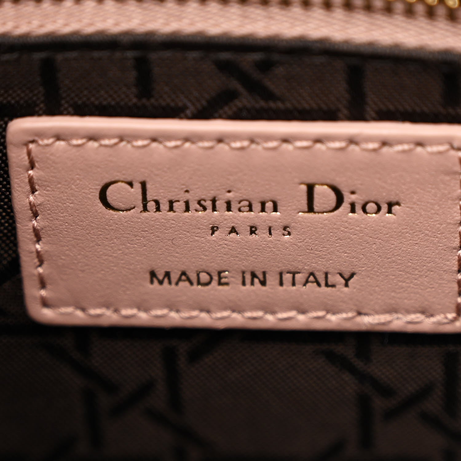 Christian Dior Lambskin Cannage Mini Lady Dior Blush Blush 6 of 10