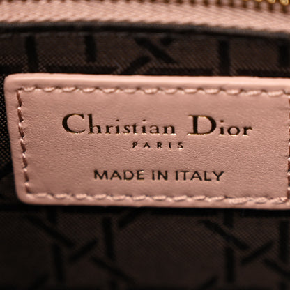 Christian Dior Lambskin Cannage Mini Lady Dior Blush Blush 6 of 10